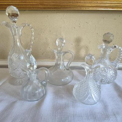 Crystal Cruet Assortment