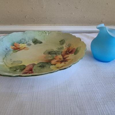 OAEG Royal Austria Bowl And Miniture Pitcher 