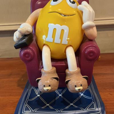M & M  Lazy Boy Candy Limited Edition Candy Dispenser