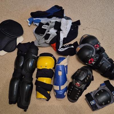 Mystery Dirtbike/Motorcycle Riding Pads And Sock Assortment