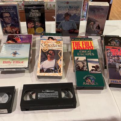 Misc. VHS Movies - To Kill A Mockingbird, Dr. Zhivago, Spencer’s Mountain & More 