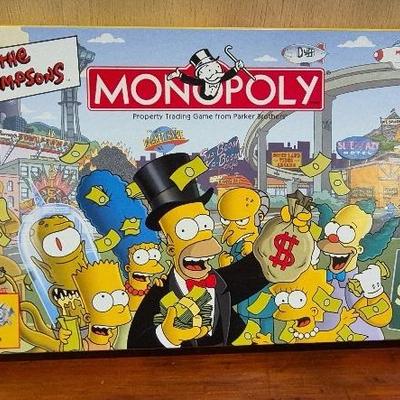 Vintage Simpsons Monopoly Game 