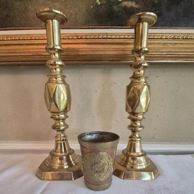 The Diamond Prince Candlesticks And Cup From Mexico