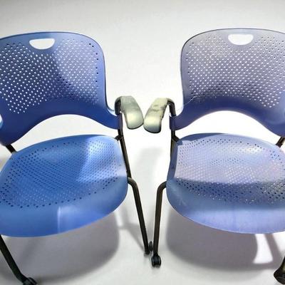 Herman Miller Caper Rolling Stacking Chairs (2)
