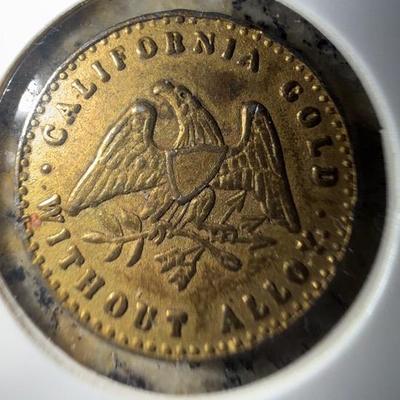 1849 California Gold Half Eagle Souvenir Token