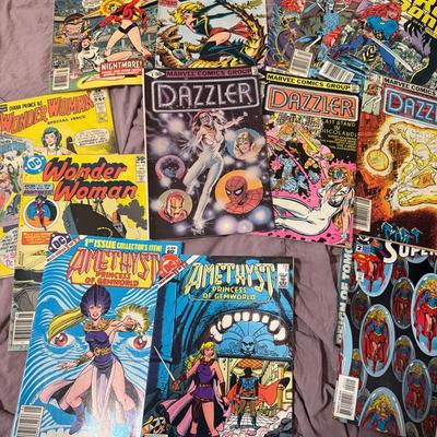 Comic Lot – Wonder Woman, Red Sonja #1, Ms. Marvel, Dazzler #1 & More (13 Total) 