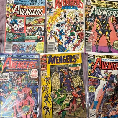 Avengers Comic Lot – Annuals #10 & #15 + Key Issues (#47, 147, 195, 213) 