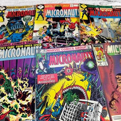 Micronauts Comic Lot – Key Issue #1 + Issues #2, #3, #17, #30 & New Voyages #3 (Marvel, Excellent Co