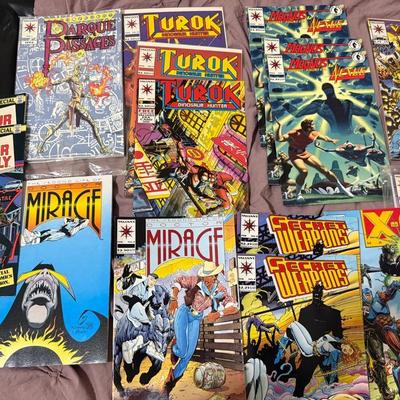 Valiant & More Comic Lot – Magnus #1 (Multiples), X-O #1, Turok & More (12+ Issues) 