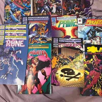 Comic Lot – Ultraverse & Valiant (Origins #1, Wrath #2, Nightman #5, Rune #1, Mantra #8, Strangers #