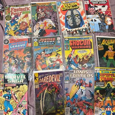 Mixed Comic Lot – Marvel & DC Bronze/Copper Age + Keys (12 Issues) 