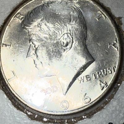 1964-D Kennedy Half Dollar – Possible High Grade, Doubled Die Obverse/Reverse Variety