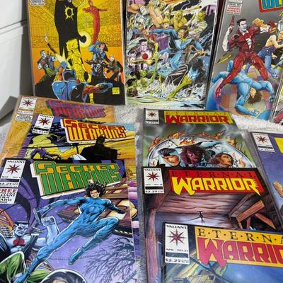 Valiant Comics Lot – Secret Weapons, Hard Corps, Eternal Warrior (Early Issues & Multiples, Excellen