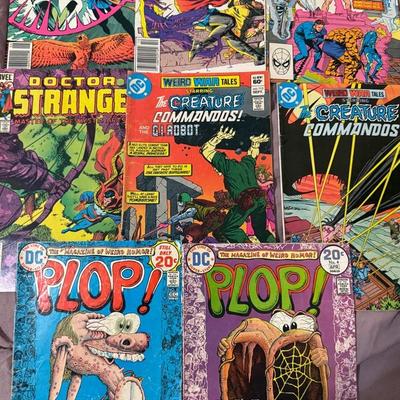 Comic Lot – Doctor Strange, Creature Commandos & Plop! (8 Issues, Marvel & DC)