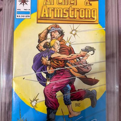 Archer & Armstrong #0 – Signed & Slabbed (Valiant Comics, 1992) 