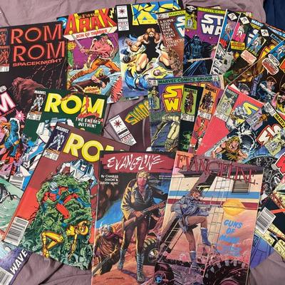 Comic Lot – Star Wars Bronze Age (15 Issues), ROM, Arak #1, X-O & More (22 Total) 