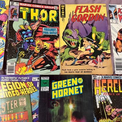 Mixed Comic Lot – Marvel, DC & More (13 Issues incl. Eternals #1 & 1965 Gunmaster) 