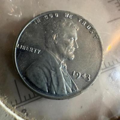1943 Steel penny No Mint Mark High Grade Potential 