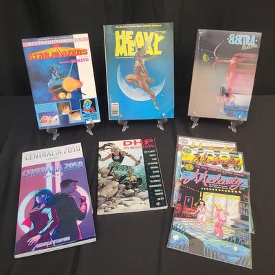 Comic & Graphic Novel Collection | Star Blazers, Heavy Metal, Elektra, Centralia 2050 & More