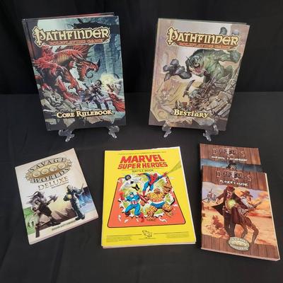 Pathfinder & RPG Books | Pathfinder Core Rulebook,  Deadlands, Savage Worlds & Marvel Super Heroes