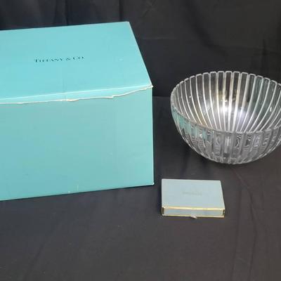 Tiffany And Company Crystal Bowl And Playing Cards