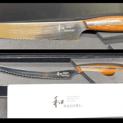 Nagomi Japanese Kitchen Knives | 440 Molybdenum Stainless Steel | Seki Japan Mitsuboshi Since1873