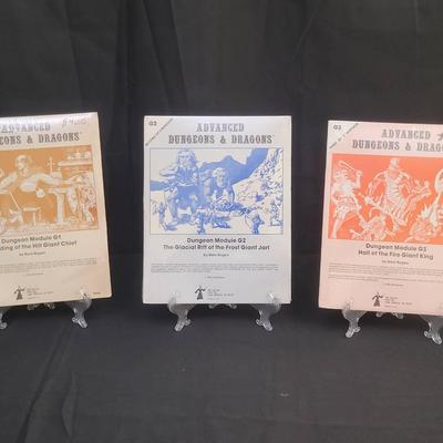 Dungeons & Dragons (AD&D) Modules G1–G3 | Gary Gygax Classics | Giants Series Vintage TSR