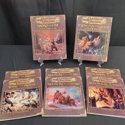 Dungeons & Dragons (D&D) 3rd Ed Softcover Guides | 7 Books - Sword & Fist, Stronghold Builder...