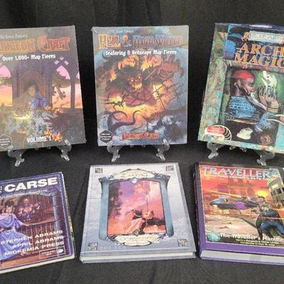 RPG Lot | Dungeon Craft, Hell & High Water, Role Aids Arch Magic, Carse, Castle Zagyg & Traveller