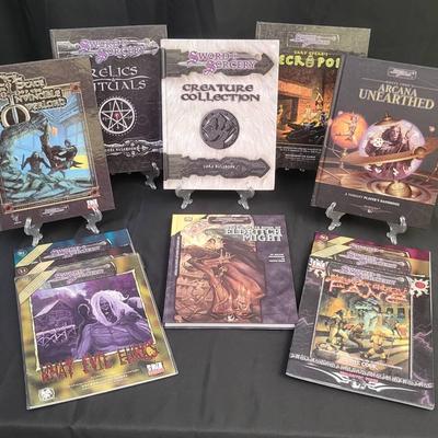 Sword Sorcery RPG Lot | Necromancer Games Rulebooks & Adventure Modules