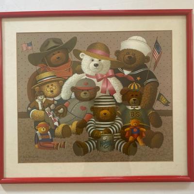 Framed Art Print Titled "The Gang's All Here" By Charles Wysocki