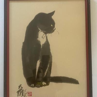 Lithograph Titled "Kim" By The Chinese Artist David Da Wei Kwo (1919-2003)