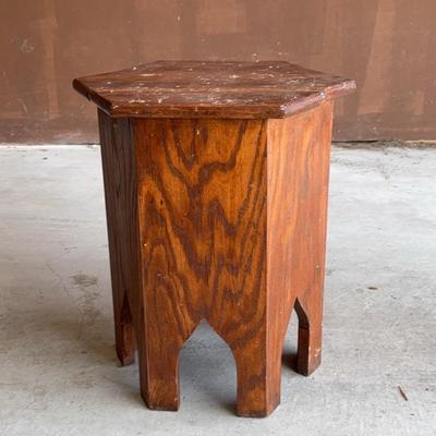 Moroccan style Hexagonal hand made display Table - Small
