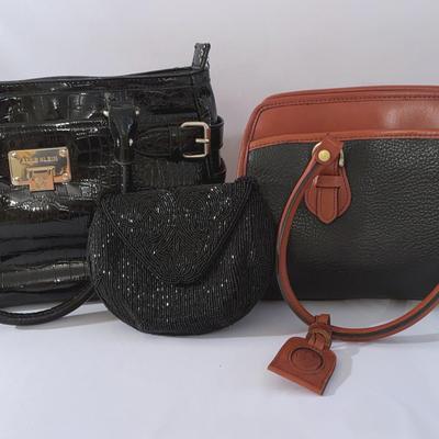 Liz Claiborne & Ann Klein Purse Plus A Festive Small Black Sequence Purse