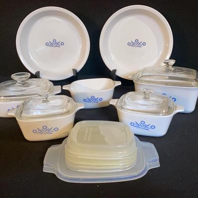 Corning Ware Blue Cornflower Collection