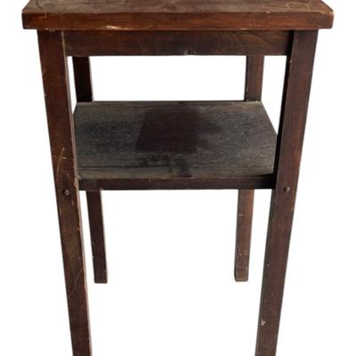 Vintage Wood Side/End Table