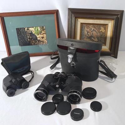 I Spy Wildlife - Vintage Binoculars And Wildlife Art