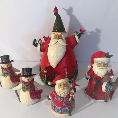 Collections Of Jim Shore Heartwood Creek Christmas Figurines