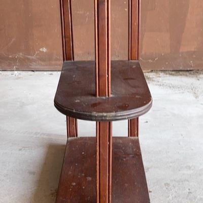 Wood Art Deco 3-Tiered table