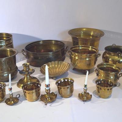 Brassy And Classy - Brass Decor Lot