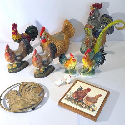 Cock A Doodle Doo - Rooster Decor Lot