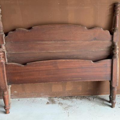 Antique Solid Wood Bed Frame Circa 1850’s