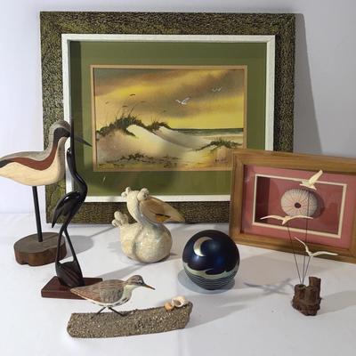 Take Me To The Beach - Beautiful Framed Watercolor Beach Scene And Beach Decor
