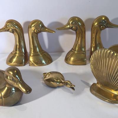 Quack, Quack, Hold My Books - Brass Bookends And Decor Items