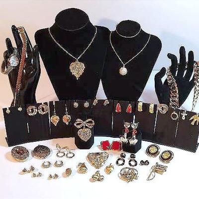 Goldtone And Gold Ladies Jewelry