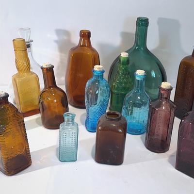 Vintage Beautiful Glass Bottles