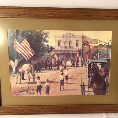 "1st Kendall County Fair Parade 1906" by Bill Barrick (BBBarrick)  Signed Print