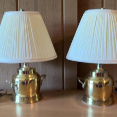 Vintage Brass Like Lamps