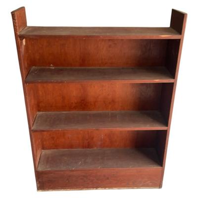 Vintage Wood Bookcase