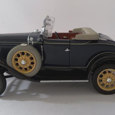 Diecast model of a 1931 Ford Model A Roadster